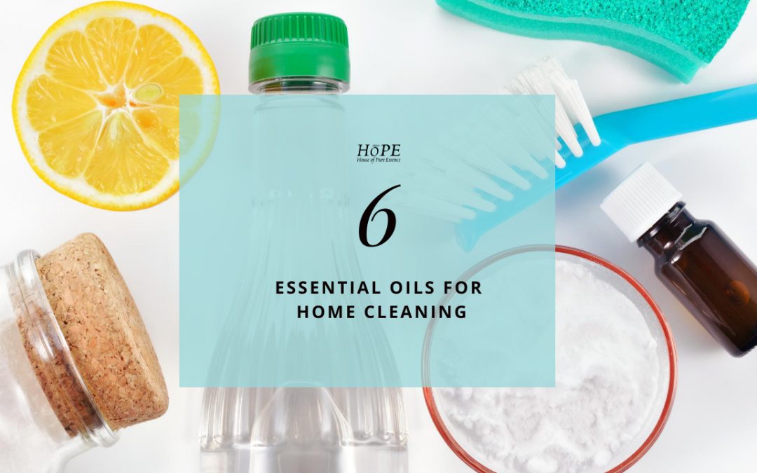 6 Essential Oils for Home Cleaning
