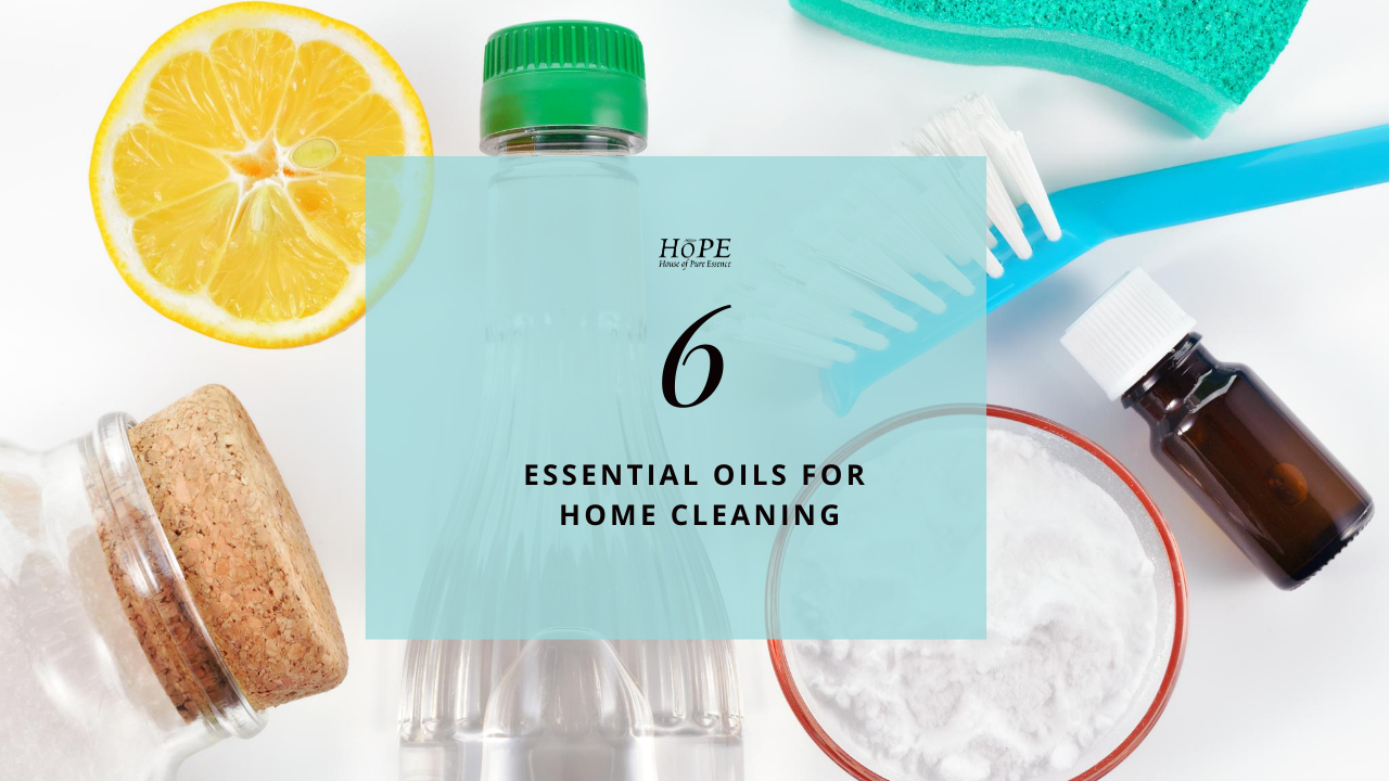 6 Essential Oils for Home Cleaning