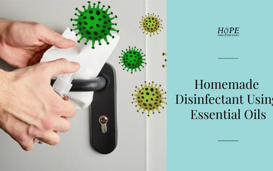 Homemade Disinfectant Using Essential Oils