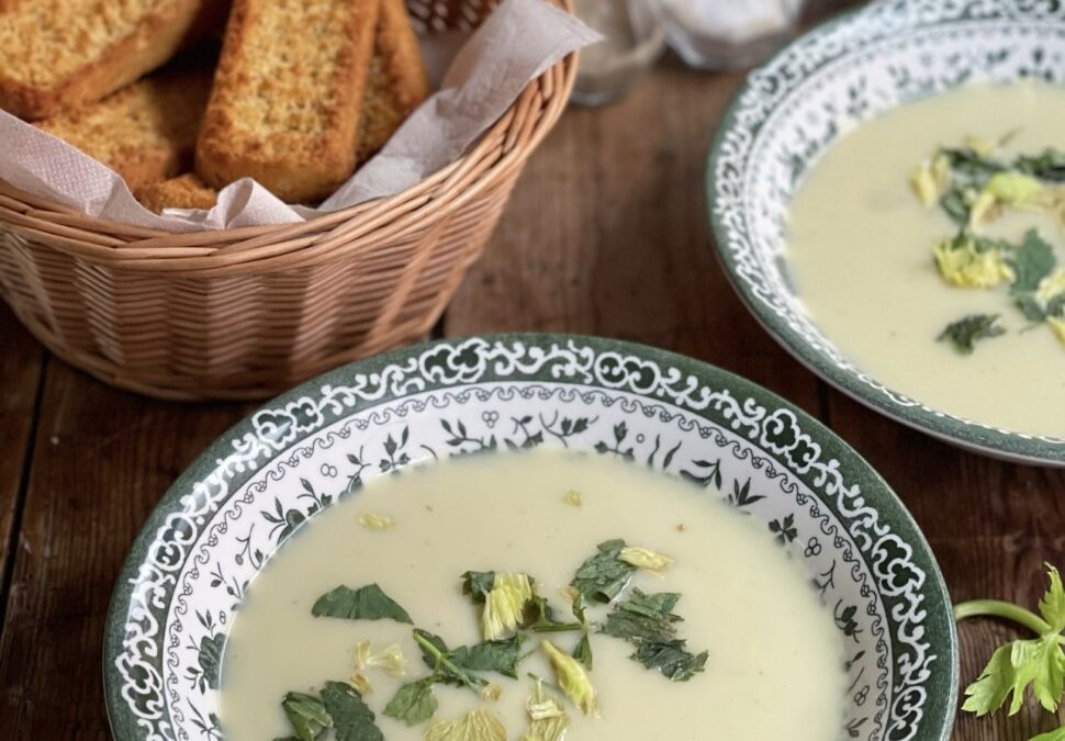 Celery, Leek & Potato Soup – Lavender and Lovage