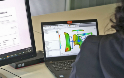 Digital process twin: Mould sampling during flow simulation