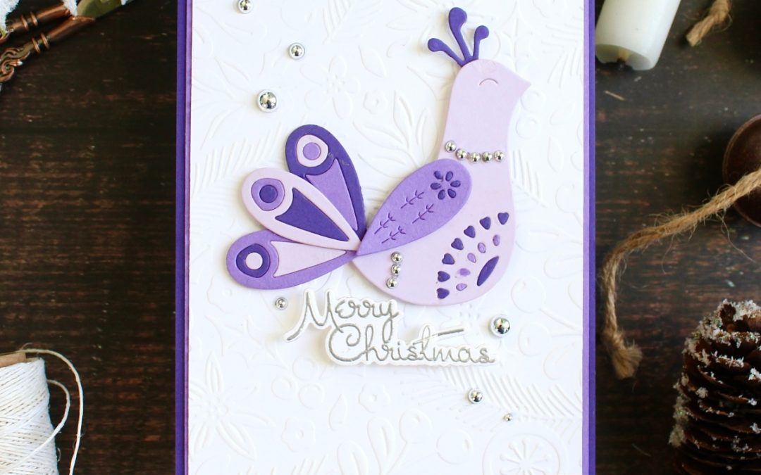 Lovely and Lavender Folk Song Card