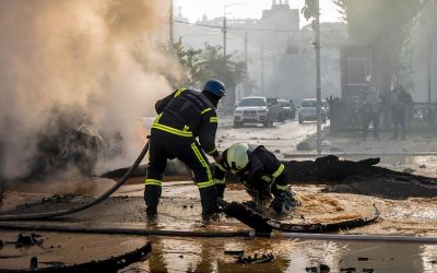 More missiles strike Ukraine as NATO declares annual nuclear exercise will go ahead – ABC News