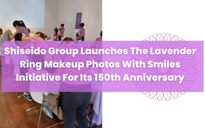 Shiseido Group Launches The Lavender Ring Makeup Photos With Smiles Initiative For Its 150th Anniversary