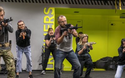 The Office Workers of Kyiv Hit the CrossFit Gym—for Weapons Training