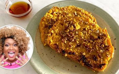 I tried a celebrity chef’s recipe for pumpkin-pecan-pie French toast, and it’s my new favorite breakfast