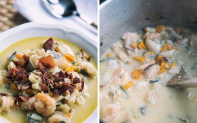 Bacon, Shrimp And Fish Chowder Recipe